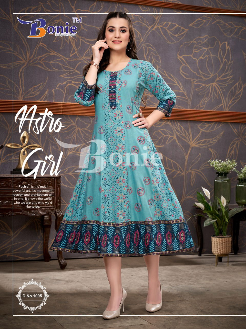 Bonie Suhana Exclusive Designer Wear Wholesale Printed Kurtis Catalog